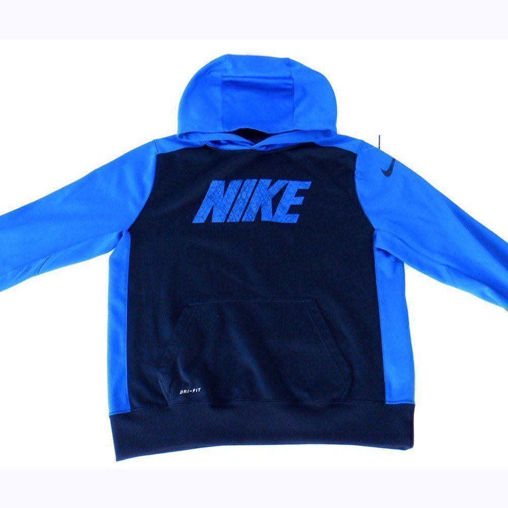 Nike Dk blue/black Dri-fit hoodie